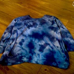 Crew tye dye sweatshirt